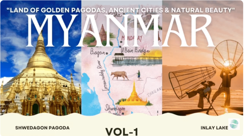 Myanmar (Burma) Vol-1 | Land of Golden Pagodas, Ancient Cities & Natural Beauty