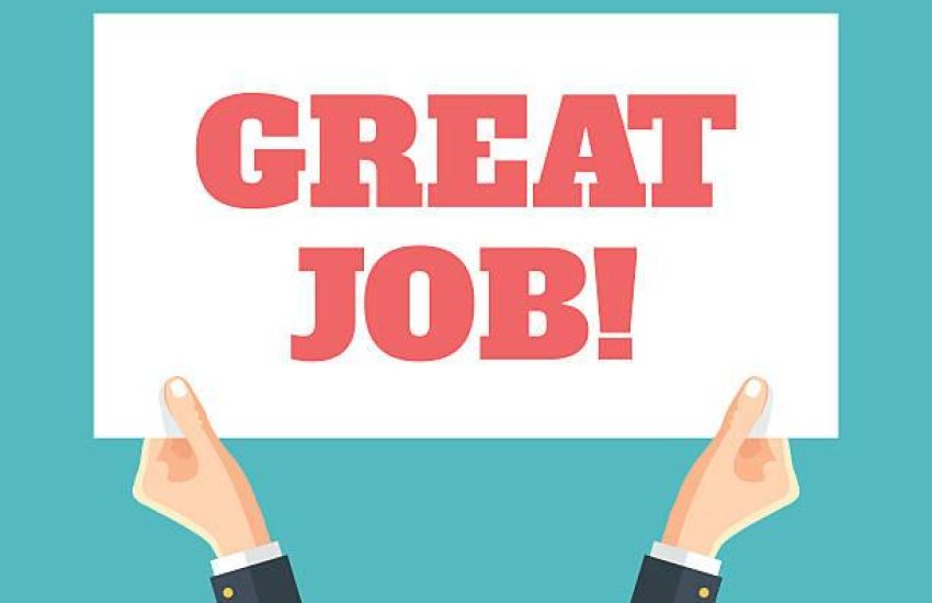 Great Job. Vector flat illustration