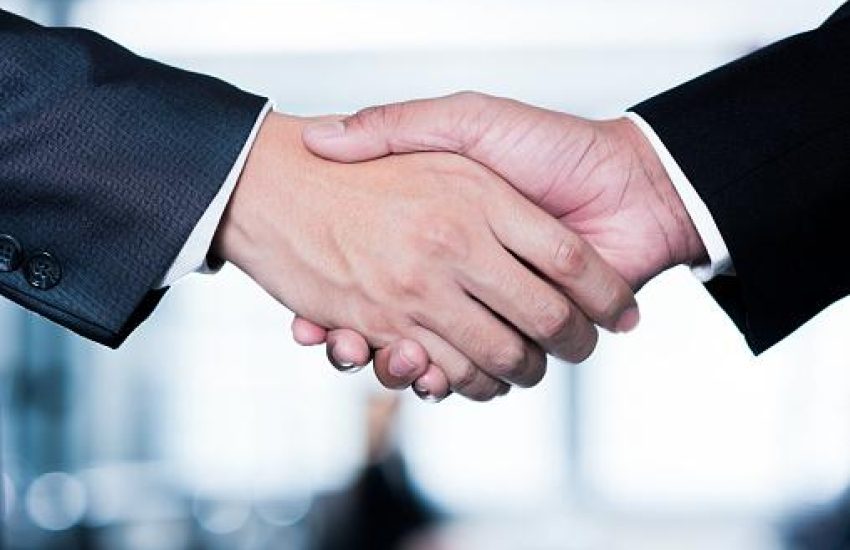 A firm handshake.