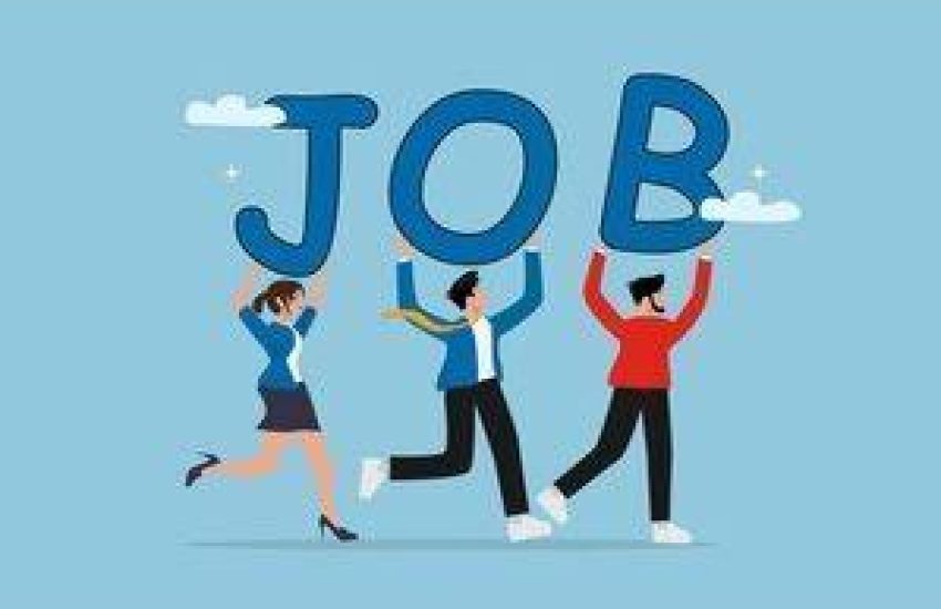 people-holding-up-the-word-job-vector